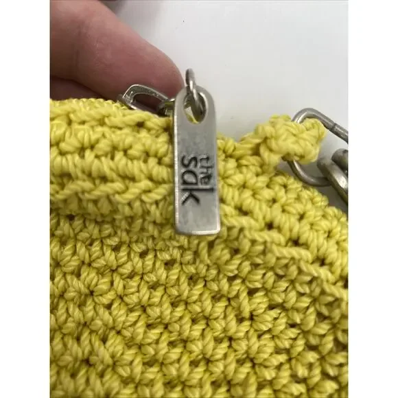 The Sak Women's Crochet Crossbody Bag Round Yellow California Cool - Picture 10 of 10